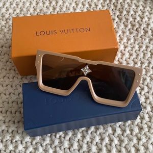 Louis Vuitton beige sunglasses